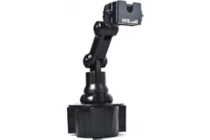 HYS Supporto per autoradio compatibile con radio portatili Baofeng UV5R Motorola Waklie Talkie e CB Handheld Radio, staffa a morsetto posteriore (S-2)