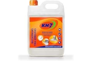KH-7 KH7 Quitagrasas, Desengrasante | Elimina Grasa y Suciedad | Aplícalo en Cocina, Ropa, Exterior o Vehículos | Apto para todas las Superficies y Tejidos | Profesional 5L