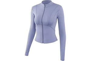 SEAUR Veste de Yoga à Capuche Femme Veste de Sport Mince à Manches Longues Veste avec Poches de Course Fitness Veste de Alpinisme Vert Noir Blanc Rose