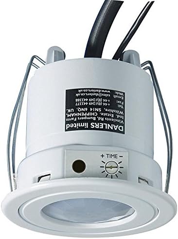 Ceiling Flush-Mounted PIR Occupancy Switch With Step Down Illuminance For 1-10VDC Dimmable Ballasts