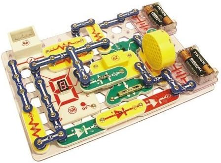 Snap Circuits PRO SC-500 Electronics Discovery Kit with Computer Interface & 73 Additional Experiments by Elenco