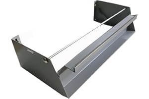 TRENDSKY Metall Folientrenngerät für 30 cm Frischhaltefolie, Alufolie, Folienspender Folienschneider Abrollgerät Küche und Imbiss Abroller