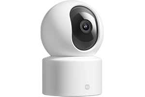 XIAOMI Smart Camera C301 - Cámara de vigilancia con resolución 2K 2304p (3MP), 360°, visión Nocturna, detección de Movimiento con IA, admite Tarjeta SD, Blanco (Versión ES)