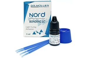 DR.MÜLLER DENTAL PRODUCTS DR. MÜLLER Nord Bonding LC – 5 ml – Adhésif monocomposant photopolymérisant – Agent d'adhérence dentaire de la 5ème génération – Pour une utilisation professionnelle – Dentine & adhérence fondue