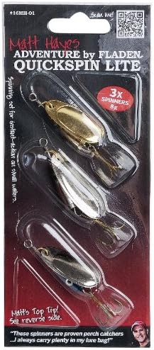 Matt Hayes Adventure  Pack 3 x 8g Spinners - Multicoloured