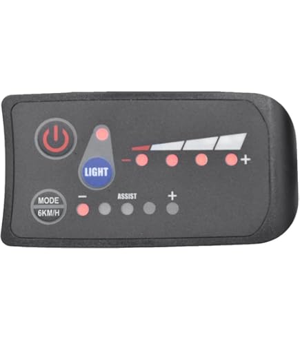 S810 6 Pin Elektrische Fiets Meter LED Display IP65 36V UART voor Elektrische Fiets Elektrische Fiets Computer (36V) Accessoires