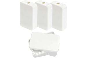 TMZELOA 4 st mini kopplingsdosor 55x35x15mm, liten kopplingsdosa, platt kopplingsdosa, utomhus vattentät distributionsdosa, y