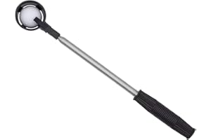 Famgee Portable Retractable Golf Ball Retriever Telescopic Scoop Saver Automatic Locking Stainless Steel Shaft Pick Up Tool