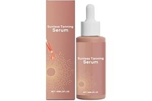 CESGIGO Self Tan Drops Gocce abbronzanti senza sole, Self Tanning Drops gocce per aumentare la melanina, migliorare il tono naturale della pelle