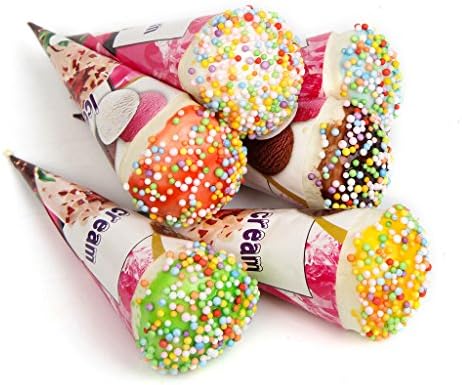 RoudLove Artificial Ice Cream Simulation Food Realistic Display Plastic Decorative Lifelike Decor Fake Vegetable Home Party Festival Decoration Props