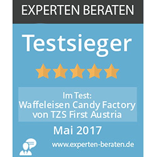 Waffeleisen Belgisch für 4 belgische Waffeln,XXL Waffelautomat,brüssler Doppel,Thermostat, stufenlose Temperatureinstellung, Backampel, Cool-Touch Griff - 5