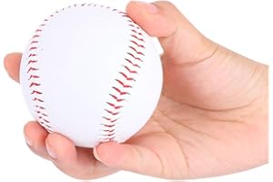 Balle de Baseball,Balle de Baseball en Caoutchouc de Vachette Taille andard 9 Pouces réduire l'impact Formation Baseball Replacement pour Les étudiants de Pratique