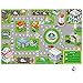 Produktbild Migavan 75x52 cm Stadt Der Verkehr Straße Kart Abspielen Spielen Spiel Mat Interactive Pädagogisches Spielzeug mit Würfeln für Kinder Kinder Geburtstag