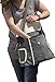 Wallaboo Nappy Changing Bag, Stylish & Durable Faux Suede, Included Changing Pad, Bottle Case, Accessory Pouch, Grey