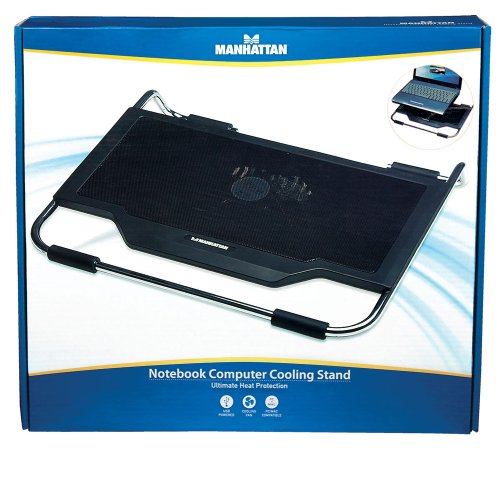 Manhattan Notebook Cooling Pad USB 2 Hi-Speed USB 2.0 schwarz 190046 - 4