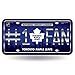 Produktbild NHL #1 Fan US-Kennzeichen Metall-Schild Toronto Maple Leafs