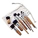 Zotop 11pcs Professional Multifunctional Cosmetic Makeup Tool Finishing Brushes Kit