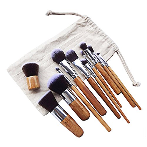Zotop 11pcs Professional Multifunctional Cosmetic Makeup Tool Finishing Brushes Kit