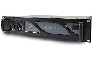 Amplificateur sonorisation DJ - BM Sonic BMS-3000-2 x 1500W - Technologie MOSFET avec Ventilation Continue