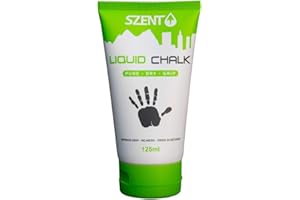SZENT Liquid Chalk - Rock Climbing | Weight Lifting | Gymnastics | Bouldering | Gym | Workout | Chalk | 125ml