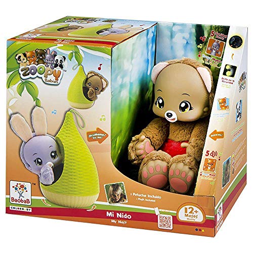 Color Baby Peluche zoopy con Nest Model Bear