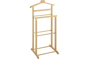 HAKU Betjäntställ naturfärgad, Bambu - Storlek: B 48 cm x H 96 cm x D 35 cm, Stil: Skandinavisk