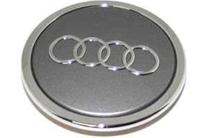 AUDI Hub cap (1 piece) hub cover wheel cap alloy rim grey metallic 8T0601170A7ZJ