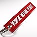 Produktbild Remove Before Flight Keychain - Red/White 1pc by Rotary13B1 by Rotary13B1