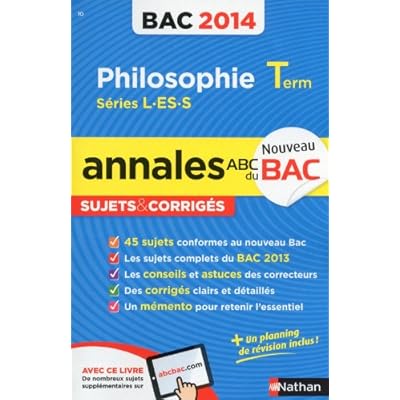 Read Annales Bac 2014 Philo L Es S Online Jarrodlayne
