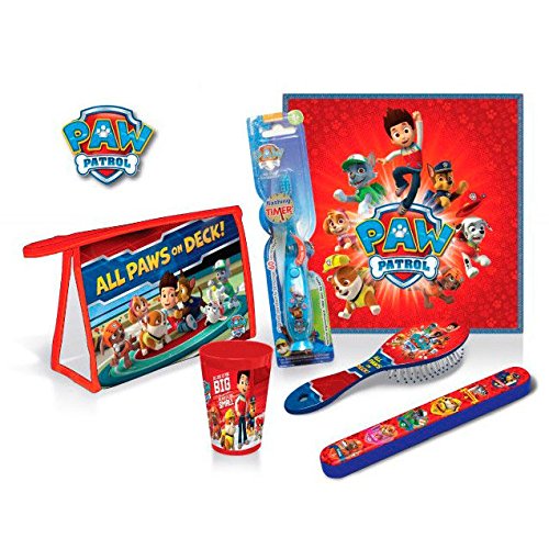 Preisvergleich Produktbild Nickelodeon Kulturbeutel Bürste Zähne Licht Patrulla Canina Paw Patrol