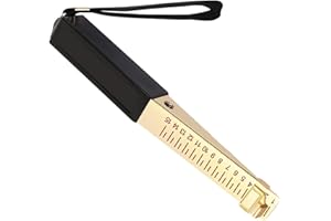 EUTEEWAL Door Gap Measuring Tool, 1-15mm Fire Door Gap Gauge Checker Tool Engineering Ruler, Feeler Gauges for House Engineering Inspection Flatness Measuring Tool Ruler (0.5mm)