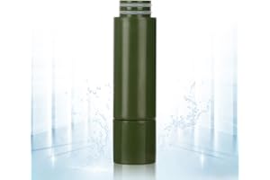 Purewell Replaceable Water Filter for Portable Filtered Water Purifier - Emergency Water Filter Pump with 4-Stage Integrated Filter for Camping Hiking Backpacking