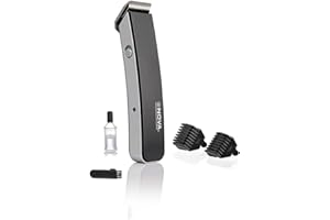 Nova NHT-1045 Rechargeable Cordless: 30 Minutes Runtime Beard Trimmer for Men (Black)