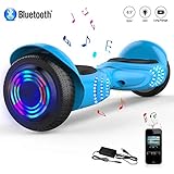 COLORWAY Hoverboard Overboard Gyropode Bluetooth SUV 6.5 Pouces, Scooter Electrique Moteur 700W Tout-Terrain, Self-Balance Board avec Roues LED Flash, E-Scooter Auto-équilibrage