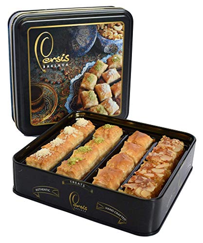 Persis Premium Baklava Assorted Gift Box Tin - 16 Pieces (350g)