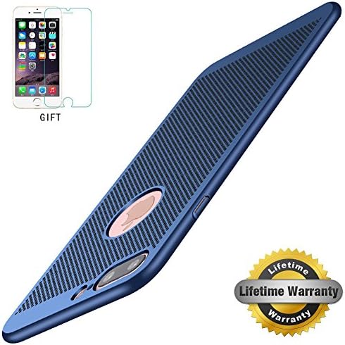 iPhone 7 plus Case, STANAWAY Hard PC iPhone 7 plus Cover[Free Screen Protector][Breathable ][Ultra Thin ][ Lightweight ][ Anti-Scratch]for iphone 7 plus case - 5.5inch slim-Blue
