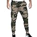 Produktbild HWTOP Hosen Sweathose Herren Lang Pants Damenm Trousers Trainingshose Wanderhose Sommer Yogahosen Caprihose Fitnesshosen Leggings Schwarz Röhrenjeans High Waist Bleistifthose Stoff, Army Grün