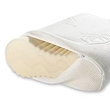 maxVitalis Höhenverstellbares Nackenstützkissen, orthopädisches, ergonomisches Kopfkissen mit Visco-Mineralschaum inkl. Aloe Vera Klima-Bezug aus 3D-Abstandsgewebe, Variabler Höhe, Weiß (60 x 35 cm) maxVitalis Höhenverstellbares Nackenstützkissen, orthopädisches, ergonomisches Kopfkissen mit Visco-Mineralschaum inkl. Aloe Vera Klima-Bezug aus 3D-Abstandsgewebe, Variabler Höhe, Weiß (60 x 35 cm)