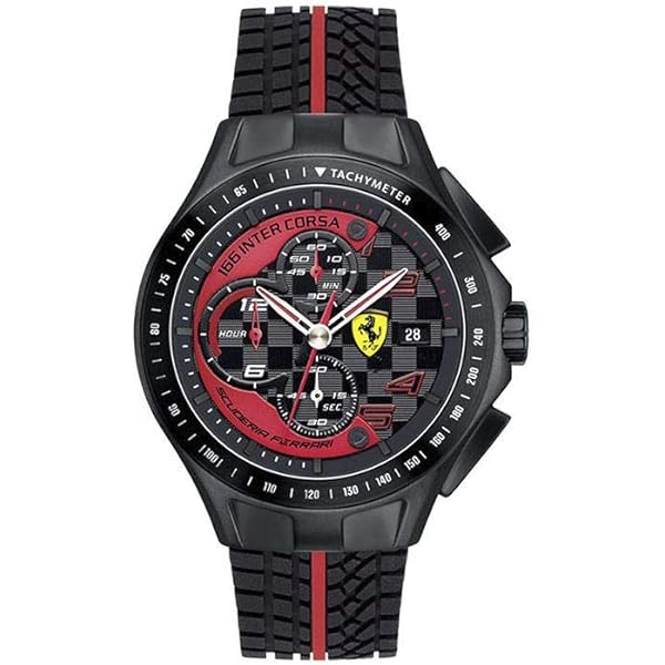 Ferrari Scuderia Men's Pilota Evo Stainless Steel Quartz Watch