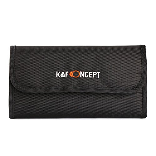 K F CONCEPT 6 Poche Filtre Sac Housse Organisateur Accessoires de Lentille Pour Canon Nikon Sony Cam  scope Appareil Photo Num  rique