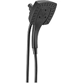 Delta Faucet 5-Spray In2ition 2'si 1 arada &Ccedil;ift El Tipi Duş Başlığı, Hortumlu Manyetik Yerleştirme El Duş Başlığı, Mat Siyah 