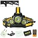 Produktbild Boruit Upgraded RJ-3000 Plus 3x XM-L T6 LED Micro USB Kopflampe Stirnlampe , 4 Modi Led Stirnlampe mit weißem Licht, Batteriebetriebene Helm Licht, Zoomable Stirnlampe für Camping, Wandern, 2x18650 PCB Batterien Enthalten(Gelb)