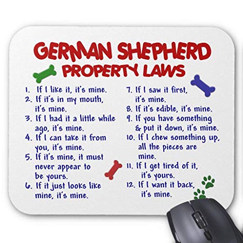 Preisvergleich Produktbild German Shepherd Property Laws 2 Mouse Pad