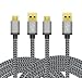 Produktbild Micro USB Kabel Nylon, BeneStellar (2 Pack 1,8m) High Speed USB 2.0 A Male auf Micro B Synchronisations und Ladekabel für Android, Samsung, Huawei, HTC, Sony, Nexus, Xiaomi und mehr (Space Grau 1,8m* 2)
