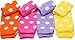 juDanzy Polka Dot 4 Pack Baby & Toddler Leg Warmers
