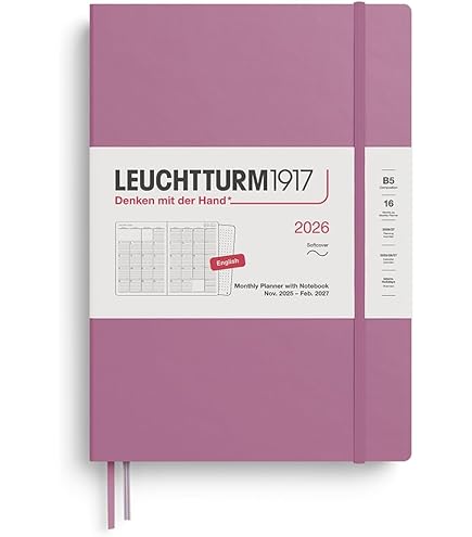 LEUCHTTURM1917 370710 Agenda Mensuel Et Carnet De Notes 2025