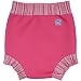 Splash About Kids' Reusable Swim Happy Nappy - Pink Candy Stripe, X-Large (12-24 Months)