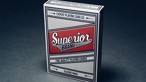 Murphy's Magic Supplies, Inc. Superior | Red | Playing Cards by Expert Playing Card Co | Poker Deck | Collectable