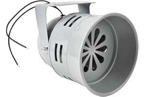 SONEW Allarme Motorizzato a Motore Elettrico, Sirena Elettrica Industriale 40W Sirena Prevenzione Allarme Antincendio, di Sicurezza Domestica(AC220V)