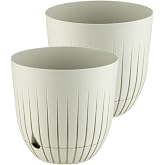 &Ccedil;izgi Saksı (2, Krem, 5 Litre)